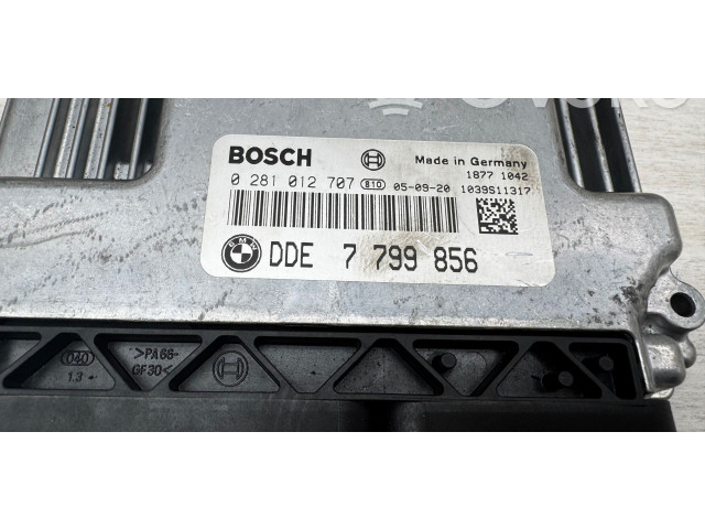 Řídící jednotka 0281012707, 7799856   BMW 5 E60 E61 2006