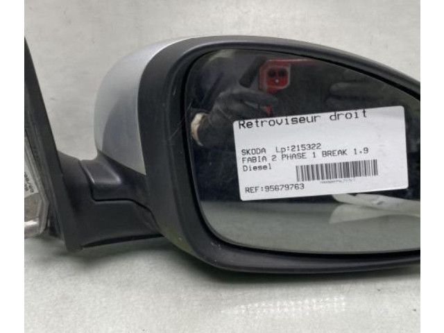 Зеркало электрическое Skoda Fabia Mk2 (5J) 2007 - 2014 года