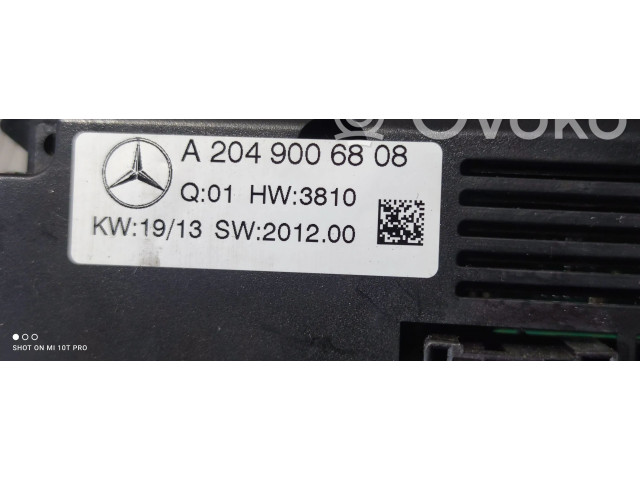 Блок управления климат-контролем A2049006808   Mercedes-Benz CLS C218 X218