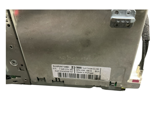 Радио/ проигрыватель CD/DVD / навигация 8P0035186S, 7649276380   Audi A3 S3 A3 Sportback 8P   для двигателя BKC