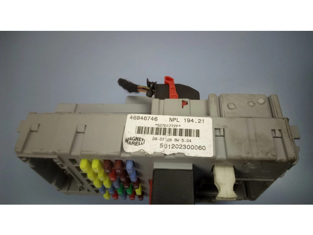 Pojistková skříňka 46846746, 406626 Fiat Croma 2006