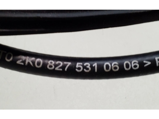 Zámek zadních dveří 7H0827161, 2K0827531 Volkswagen Caddy 2006