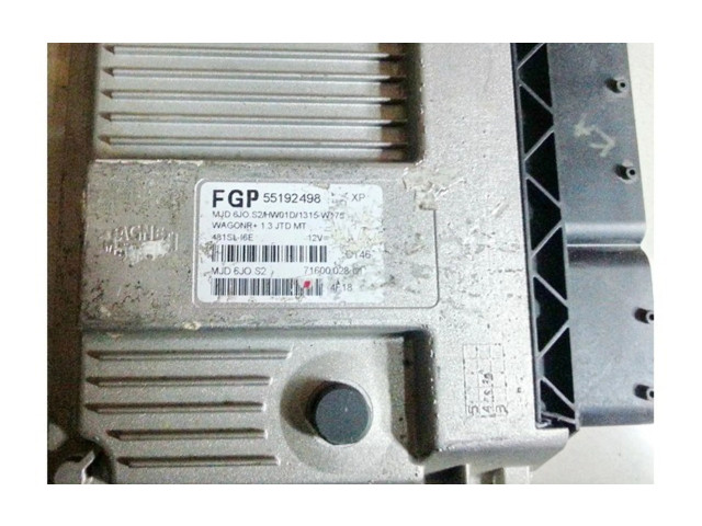 Řídící jednotka 55192498, 7160002801 Suzuki Wagon R+ 2005