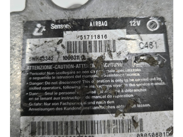 Блок подушек безопасности 51711816, 1060311   Fiat Grande Punto