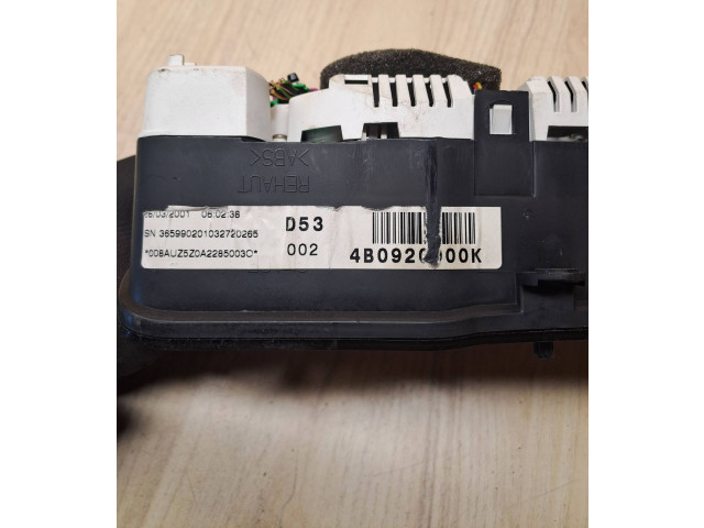 Панель приборов 4B0920900K Audi A6 S6 C5 4B