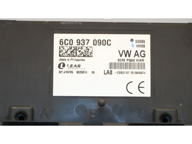 Блок комфорта 6C0937090C, 502N15F05   Skoda Fabia Mk3 (NJ)   