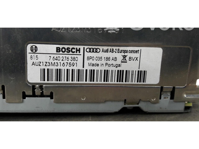 Турбина Радио/ проигрыватель CD/DVD / навигация Audi A3 S3 8P  8p0035186ab         