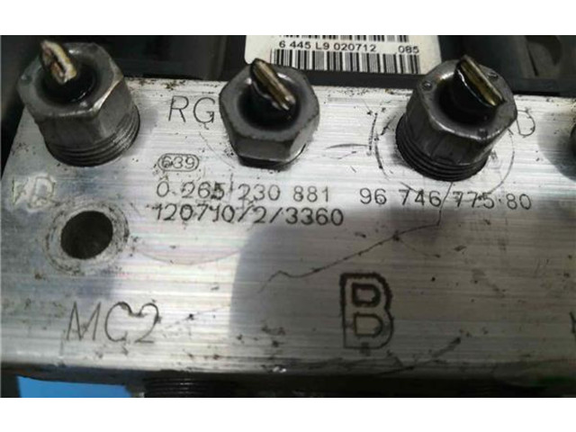 Блок управления АБС 265230881   Peugeot 5008