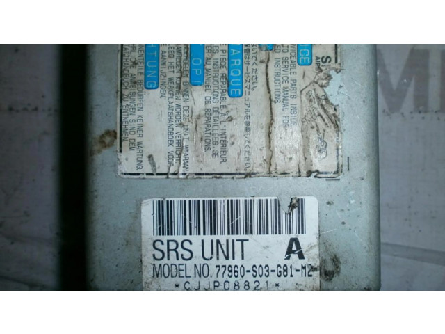Блок подушек безопасности 77960S03G81M2, 93C46 Honda Civic