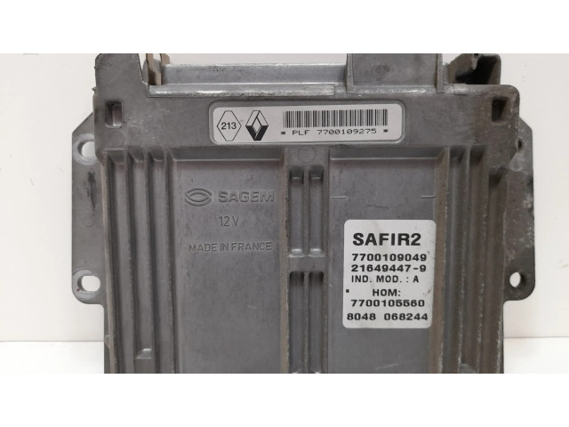 Блок управления двигателя 7700109049   Renault Twingo I