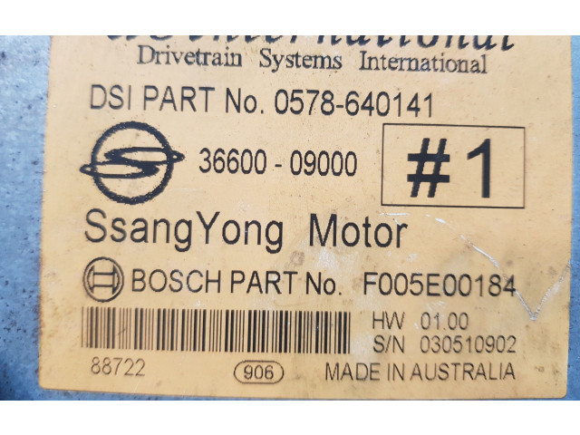 Блок управления коробкой передач 3660009000 SsangYong Actyon