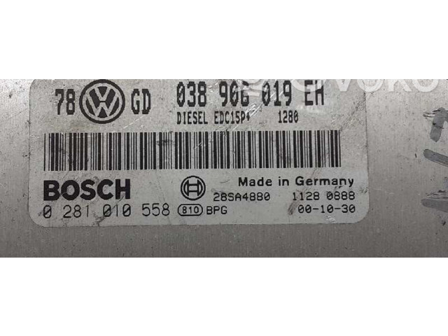 Řídící jednotka 038906019EH, 0281010558 Volkswagen Passat Alltrack 2000