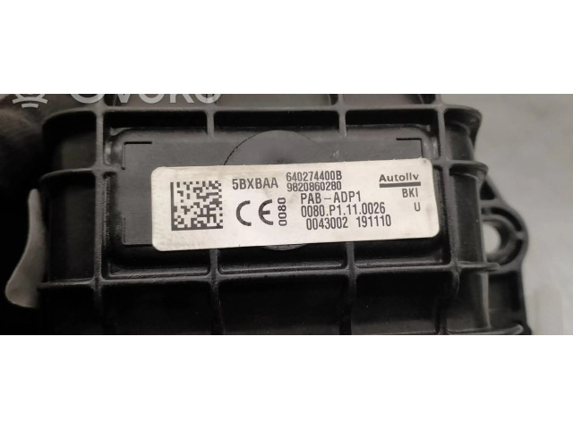 Подушка безопасности пассажира 9820860280   Peugeot 2008 I