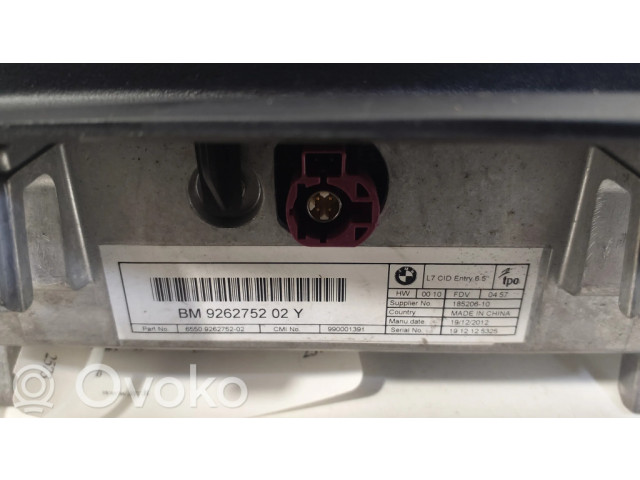 Дисплей 65509262752, 9262752 BMW 1 F20 F21