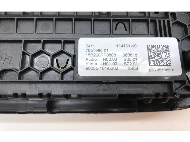 Блок управления климат-контролем 7951985, 11419110   BMW X3 G01