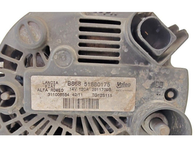 Генератор 51880175, 2611709B   Fiat Punto (199)      