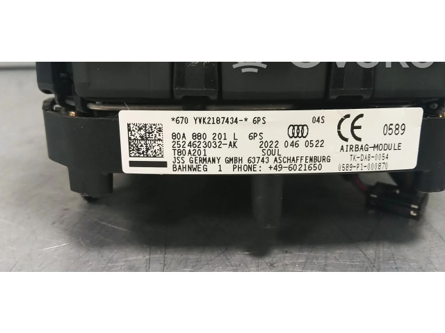 Подушка безопасности водителя 80A880201L Audi Q5 SQ5