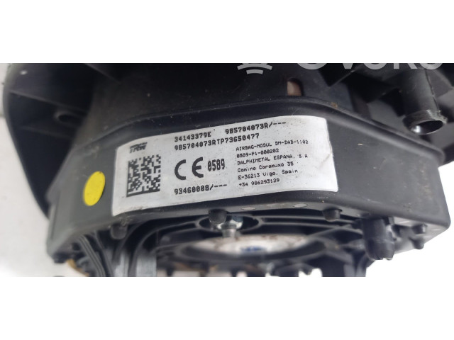 Подушка безопасности водителя 34143379E, 985704073R   Renault Trafic III (X82)