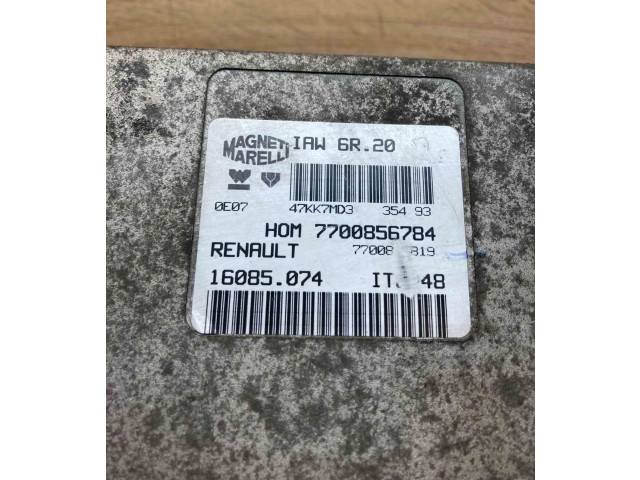Блок управления двигателем Блок управления 7700856784, 16085074 Renault Twingo I