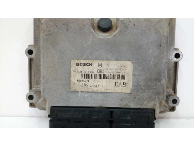 Řídící jednotka 55198478, 0281011494 Fiat Punto (188) 1999