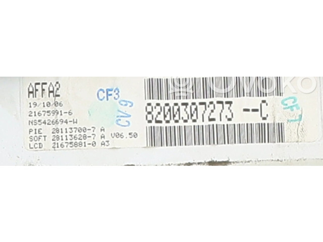 Дисплей 8200307273, 8200755144 Renault Clio III