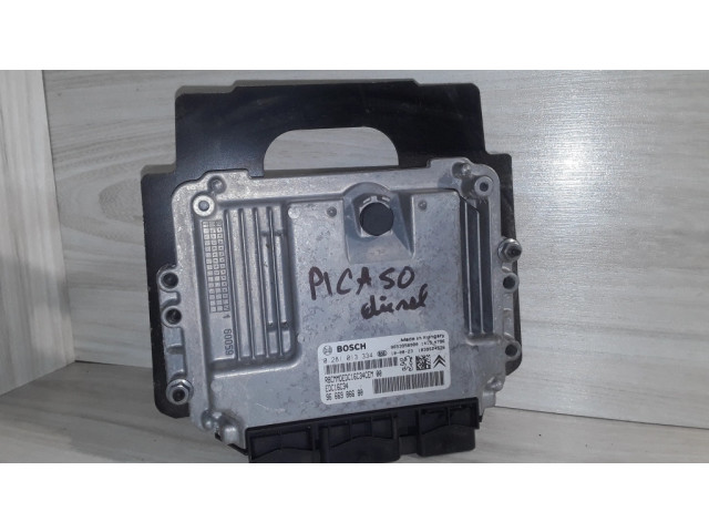 Блок управления двигателя 0281013334, 9666986680 Citroen C4 I Picasso