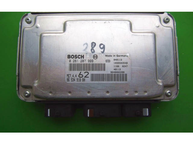 Řídící jednotka 9653491880, 0261207999 Citroen C2 2004