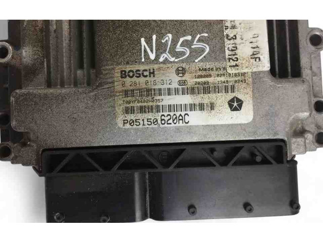 Блок управления двигателем Блок управления P05150620AC, 0281018312 Fiat Freemont