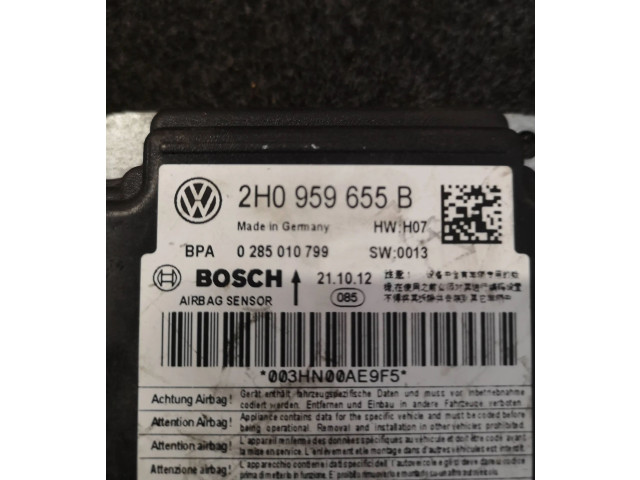 Блок подушек безопасности 2H0959655B, 0285010799   Volkswagen Caddy