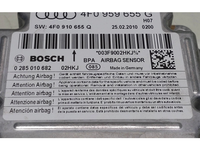 Блок подушек безопасности 4F0959655G, 4F0910655Q Audi A6 S6 C6 4F