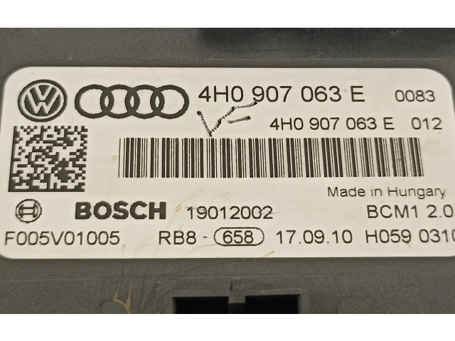 Блок управления 4H0907063E Audi A7 S7 4G