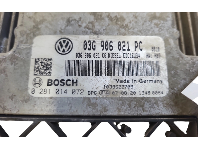 Řídící jednotka 03G906021, 0281014072 Volkswagen Caddy 2007
