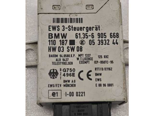 Блок управления иммобилайзера       BMW 5 E39  1996 - 2003 года   