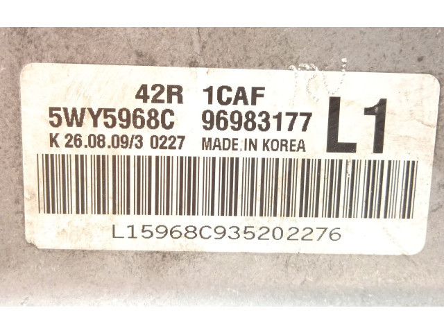 Řídící jednotka 96983177, 5WY5968C Chevrolet Aveo 2009