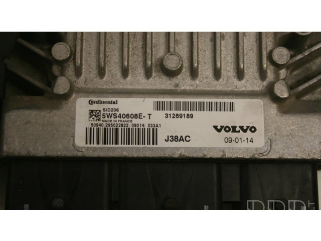 Блок управления двигателя 31269189, 5WS40608ET Volvo S80
