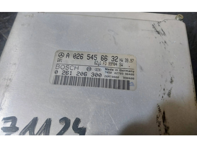 Řídící jednotka A0265456632, 0261206300 Mercedes-Benz S W220 1998