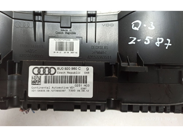 Панель приборов 8U0920980C Audi Q3 8U