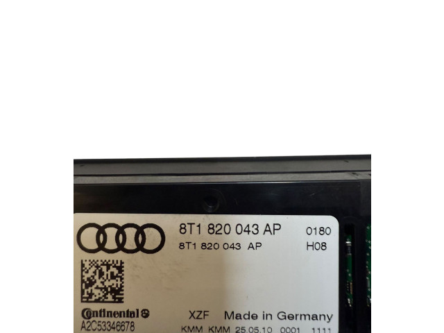 Блок управления климат-контролем 8T1820043AP   Audi A5 Sportback 8TA