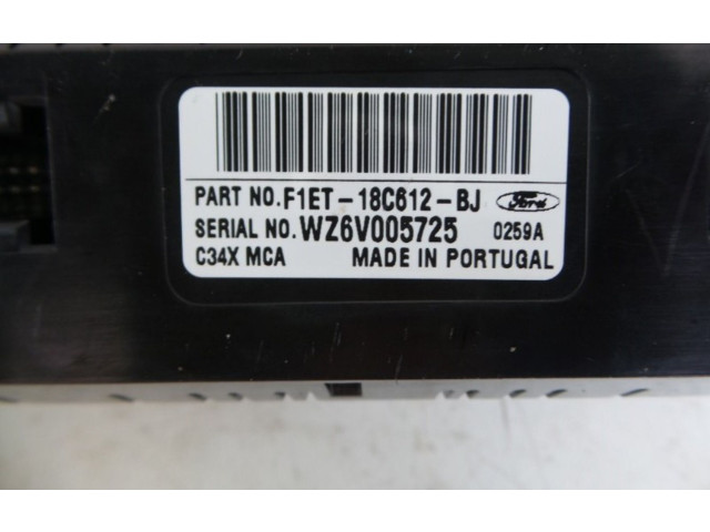 Блок управления климат-контролем F1ET18C612BJ, F1ET18C612BJ   Ford Focus C-MAX