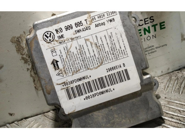 Блок подушек безопасности 1K0909605T, CENTRALITAAIRBAG   Volkswagen Jetta V
