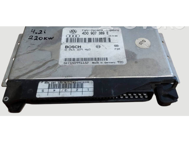 Блок управления двигателя 40907389E, 0265109460   Audi A8 S8 D2 4D