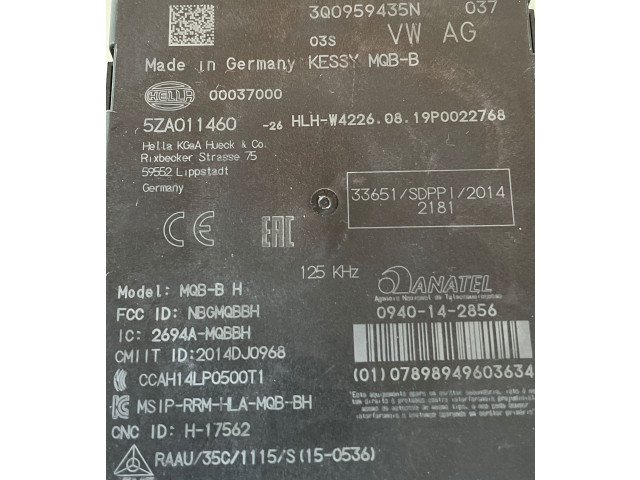 Блок управления 3Q0959435N, 0940142856 Audi Q2 -