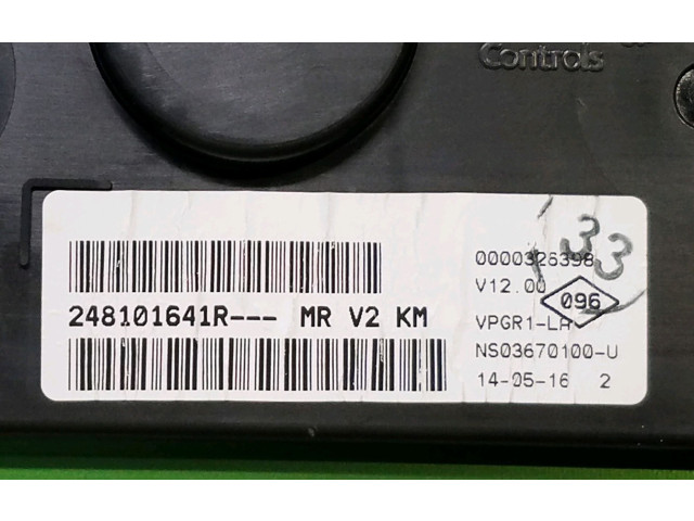 Панель приборов 248106411R Dacia Dokker