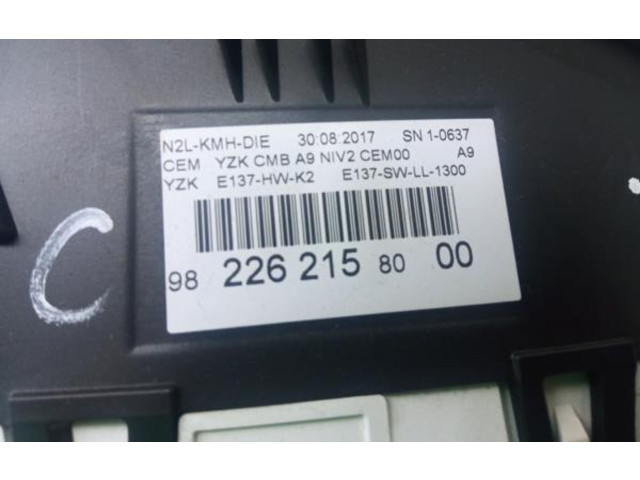 Панель приборов 982262158000, 104545KMS Peugeot 2008 I