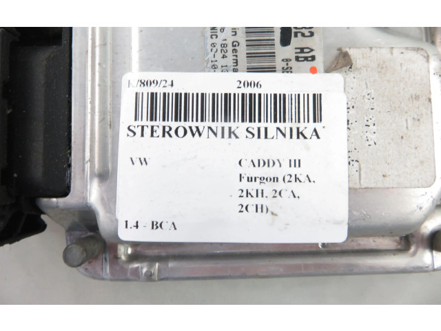 Řídící jednotka 0261208046, 036906032AB   Volkswagen Caddy 2006