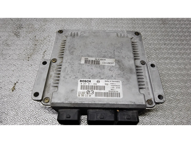 Блок управления двигателя 0281011362, 9650931580   Citroen C8