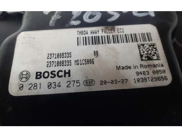 Řídící jednotka 0281034275 Renault Captur 2020