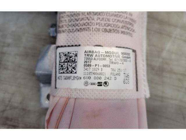 Подушка безопасности двери 6V0880242D, 6V0880242D Skoda Fabia Mk3 (NJ)