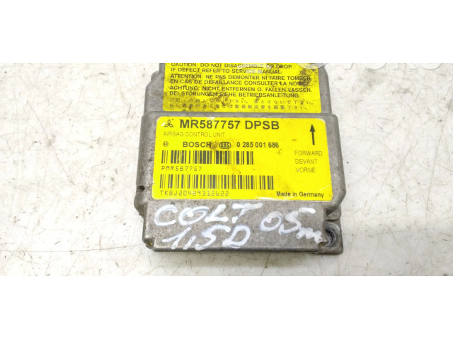 Блок подушек безопасности MR587757, 0285001686 Mitsubishi Colt