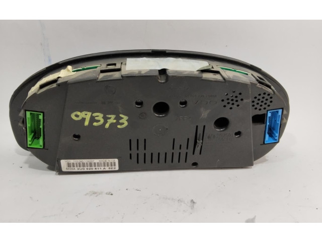 Панель приборов 3U0920811A   Skoda Superb B5 (3U)       